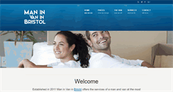 Desktop Screenshot of maninvaninbristol.com