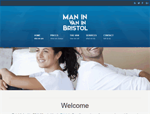 Tablet Screenshot of maninvaninbristol.com